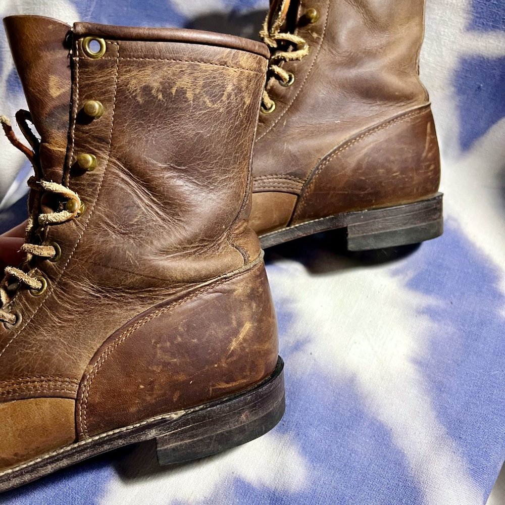 Justin leather Roper boots - Picture 7 of 12